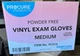 ProCure PC510 Vinyl Exam Gloves Powder-Free Medium Clear 100/ box 1000 Gloves
