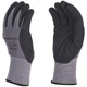 Amazon Basics Micro-Foam Nitrile Coated Work Gloves, Nylon, Touchscreen, 12-Pair
