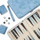 Portable Backgammon Set with Folding Case | Classic Travel Game for Adults