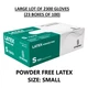2300 pcs Strong 72012 General Purpose Latex Gloves - Powder Free, White, Small