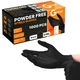 Grevo Disposable 5 8 Mil Black Nitrile Gloves S-Xl Heavy Duty Latex Powder-Free