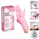 Disposable 6-Mil Nitrile Gloves in Cherry Blossom - Stylish Cleaning Solution