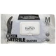 ForPro Nitrile Gloves, Chemical Resistant, Powder~Free, Black, Medium, 30~Count
