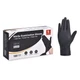 Schneider Disposable Nitrile Exam Gloves Large Black NBFK7103 100 Count