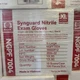 Synguard PF Nitrile Exam Gloves, Size XL, Case of 1,000