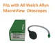 Welch Allyn 23804 Insufflation Bulb and Tip for MacroView Otoscopes Only, NEW