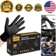 Large Disposable Nitrile Exam Gloves - Latex Free, Chemical & Food Safe (100CT)