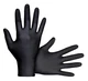 SAS Safety 66541  Nitrile Powder-Free Exam  Gloves, Black, Small, 100pk 2-pack