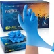 Disposable Blue Nitrile Gloves 6Mil Heavy Duty Latex-Free Glove 100PCS Cooking F
