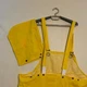 BOSS 35 Mil  Fabric Lined Rain Suit Hoodie XL RN#15671 XXL Yellow 2XL