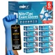 Heavy Duty 6 Mil Blue Nitrile Gloves Disposable Latex & Powder Free -Extra Stret