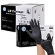LW Concept Nitrile Powder Free Exam Gloves, Black, Size Large, 100/Box