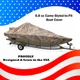 Camo Boat Cover for MONARK Sewn in the USA Super Heavy-Duty Trailerable