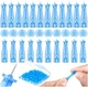 Sterile Needles for Pimples, 100Pcs Disposable 1 Count (Pack of 100), Blue 