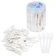 PANA 100pcs 2.5" Disposable Plastic Spatulas for Cream/Mask (WHITE)