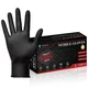 Heavy Duty Nitrile Gloves 6 Mil Disposable Black Gloves 100 Count