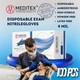 MEDITEX&reg;Exam Nitrile Gloves Disposable Gloves Powder-Free Small-XL 4mil 100PCS