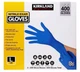 2 X 200 Kirkland Signature Disposable Nitrile Exam Gloves - 400 Count Large Size
