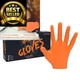 L3 Level 3 Nitrile Gloves - Professional Heavy Medium (Pack of 100), Orange