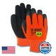 Magid D-Roc Ansi A4 Waterproof Thermal Sandy Nitrile Coated Work Gloves 6 Pairs