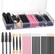 300pcs Disposable Makeup Tool Kit Brow, Lip, Mascara, Eyeshadow Brushes w/ Box