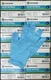 Halyard BLUE NITRILE Exam Gloves LARGE PF Case of 1000 Medical Dental Vet #53103
