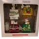 Peanuts Snoopy Christmas Tree Ornaments Set of 4 Glass Ornaments NEW IN BOX
