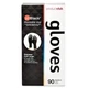 Product Club Disposable Vinyl Gloves, Jet Black, 90 ct. Small, Medium, Large, XL
