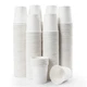 Vumdua 300 Pcs 6 oz Disposable Paper Cups, Hot Cold Beverage 6 Ounces, White