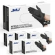 JMU Black Nitrile Gloves Medium Bulk, Case of 1200, 3.5Mil, Latex Free Powder...