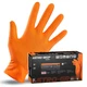 Astro-Grip Powder-Free Exam Grade Nitrile Disposable Gloves. X-Large, Orange