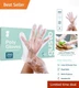 Disposable Poly Gloves for Food Prep, Cooking & Food Service &ndash; Clear Plastic,...