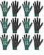 6- MaxiFlex 34-8743 Micro Foam Nitrile Coated ANSI A2 Cut Resistant Work Gloves