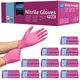 Pink Nitrile Disposable Gloves, Medium, 1000 Count, Latex Free