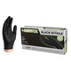 AMMEX Black Nitrile PF Exam Gloves, Small