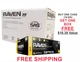 SAS Safety 66519 Raven Powder-Free Black Nitrile 6 Mil Gloves EXTRA Large 10 Box