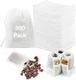 300 Pcs Disposable Tea Bags for Loose Leaf Tea, Food-grade Tea Filter Sachets