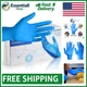 Nitrile Disposable Gloves, 100 Count - Durable, Latex-Free & Powder-Free Quality