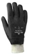(2 Pairs) SHOWA 7703R-10 BLACK KNIGHT RUBBER PVC Coated Gloves Sz 10 Large