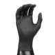 Microflex MidKnight Nitrile Gloves, Powder Free, Black, Medium, 10 Boxes of 100