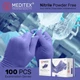 MEDITEX&reg;  4 mil Violet Blue Nitrile Exam Gloves  Powder Free  Size: S-XL 100 Pcs