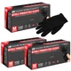 Black Nitrile Disposable Gloves, 3 Boxes of 100, Medium, 4 Mil - Latex Free