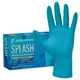 PlastCare NIT6032-M-CS Splash Nitrile Exam Gloves Blue Medium Case of 10 X 100Bx