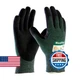 ATG 34-8743/L Maxiflex Cut, Green Engineered Yarn Shell, Blk Nitrile Microfoam G