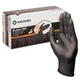 Black-FIRE Nitrile Exam Gloves with Quick Check Box of 150, Black/Orange - 5....