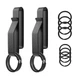 ZoloAJay Tactical Stealth Duty Belt Key Holder, 2 Pack Belt Key Clip Holder