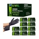 Inspire HEAVY DUTY ORIGINAL Stretch Nitrile Black Gloves Disposable Latex Fre...