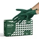 WeCare 8 mm Nitrile Heavy Duty Gloves Diamond Grip Latex Free XL Green 50 Ct