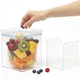 Ziplock Bag Holder 2 Pack Acrylic Baggy Rack for Food Prep Storage Stand Freezer