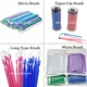 100Pcs Dental Disposable Bendable Micro Brush Applicator/Long Type/Taper Brush